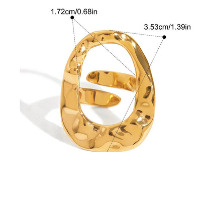 Anel Regulável Dourado