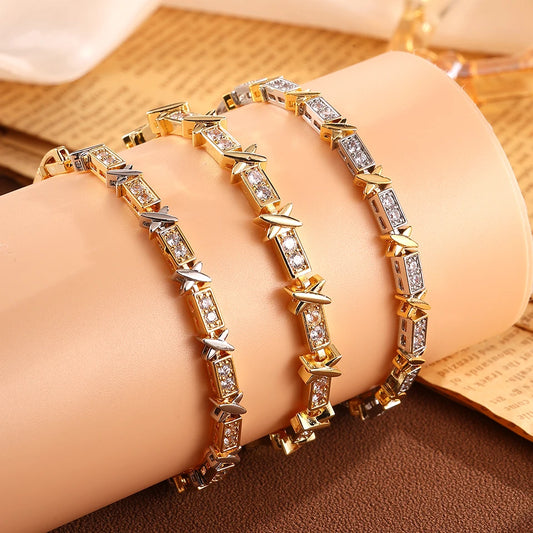 Bracelete Luxo Cravejado