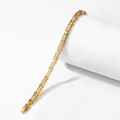 Bracelete Luxo Cravejado
