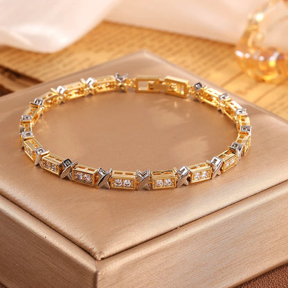 Bracelete Luxo Cravejado