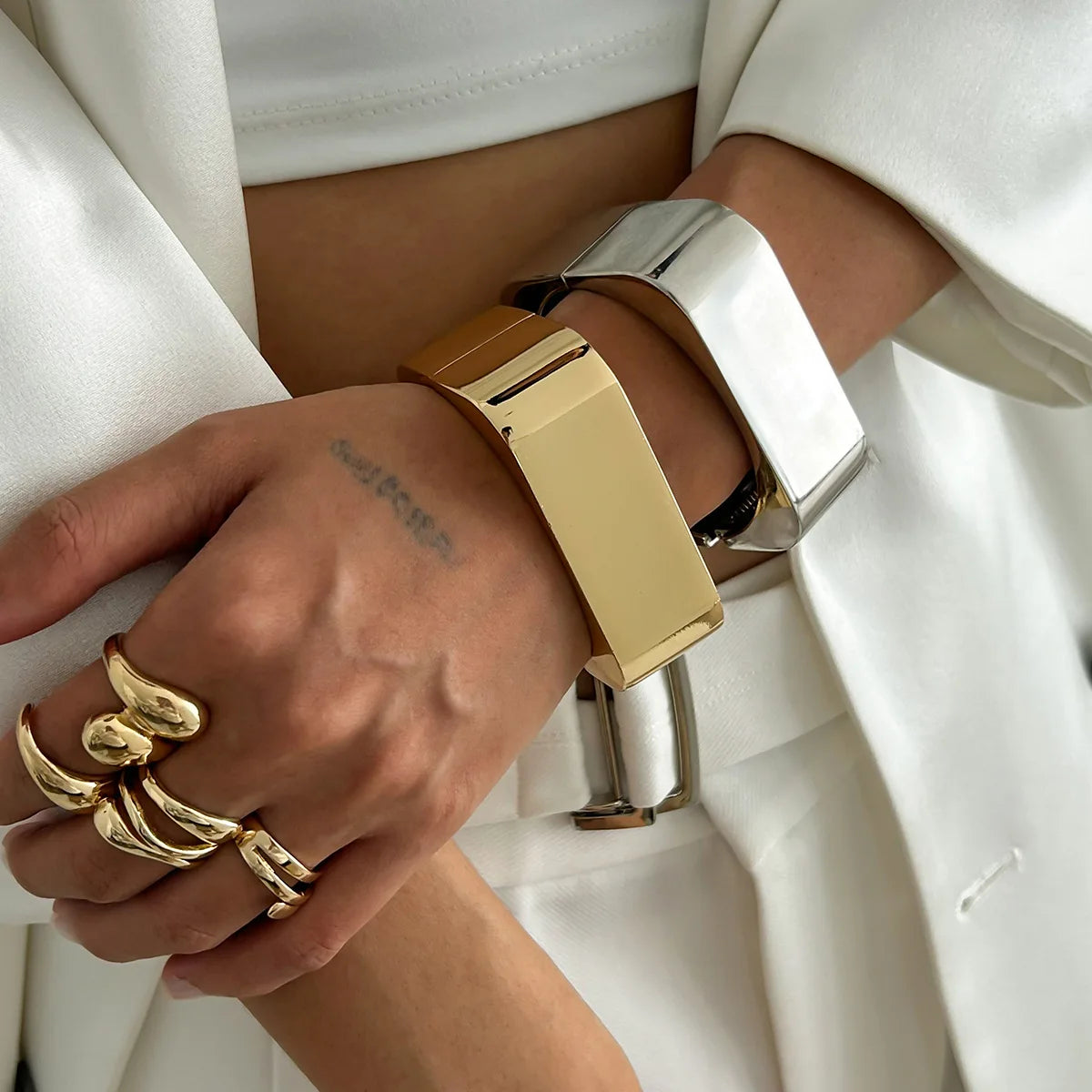 Bracelete Prisma Dourado