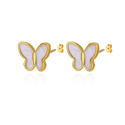 Brinco Mini Borboleta com Dourado