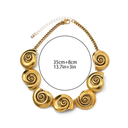 Conjunto Colar e Brinco Concha