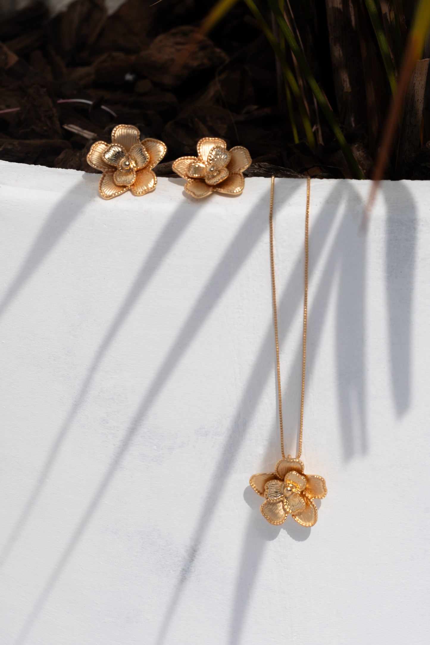 Conjunto Flor de Ouro