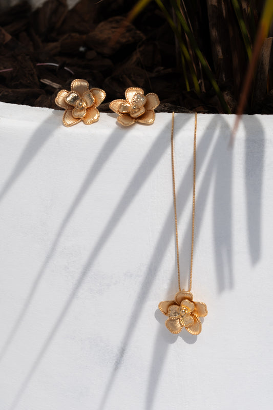 Conjunto Flor de Ouro