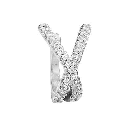 Conjunto de  Ear Cuff Cravejado de Zircônia